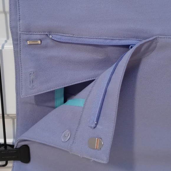 🆕️ 🌴VTG/RARE Lilly Pulitzer🌴 - Purple/Blue Stretch Cropped Pant - Picture 4 of 11